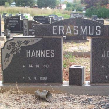 ERASMUS Hannes 1913-1990 &amp; Joey 1918-1976
