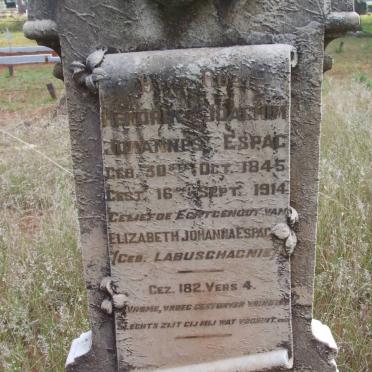 ESPAG Hendrik Joachim Johannes 1845-1914