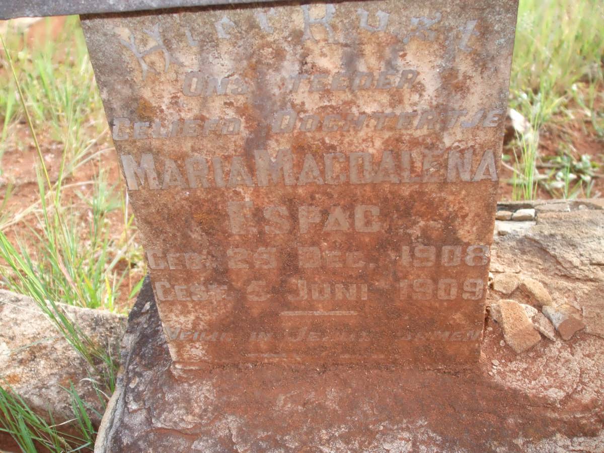 ESPAG Maria Magdalena 1908-1909