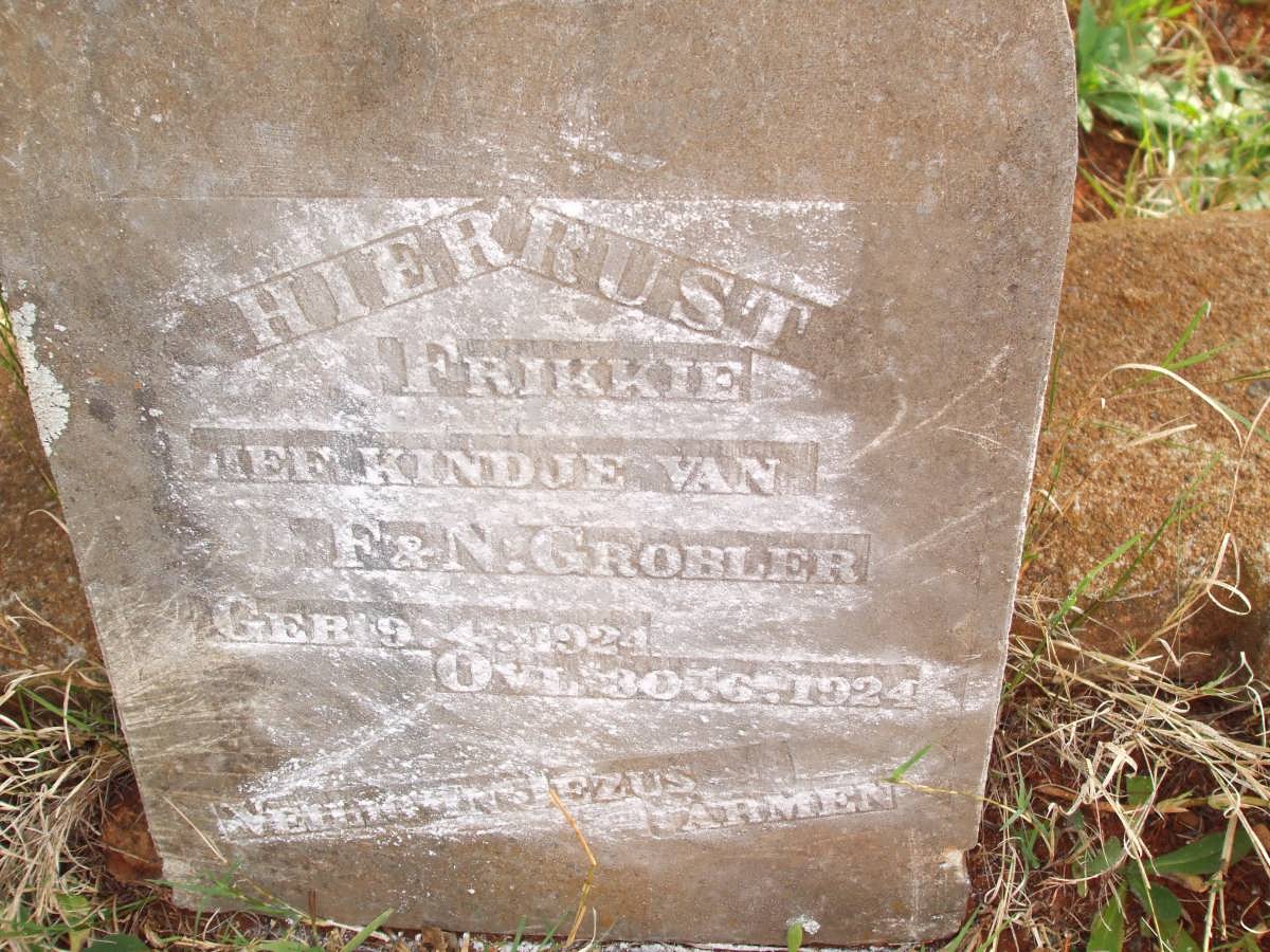 GROBLER Frikkie 1924-1924