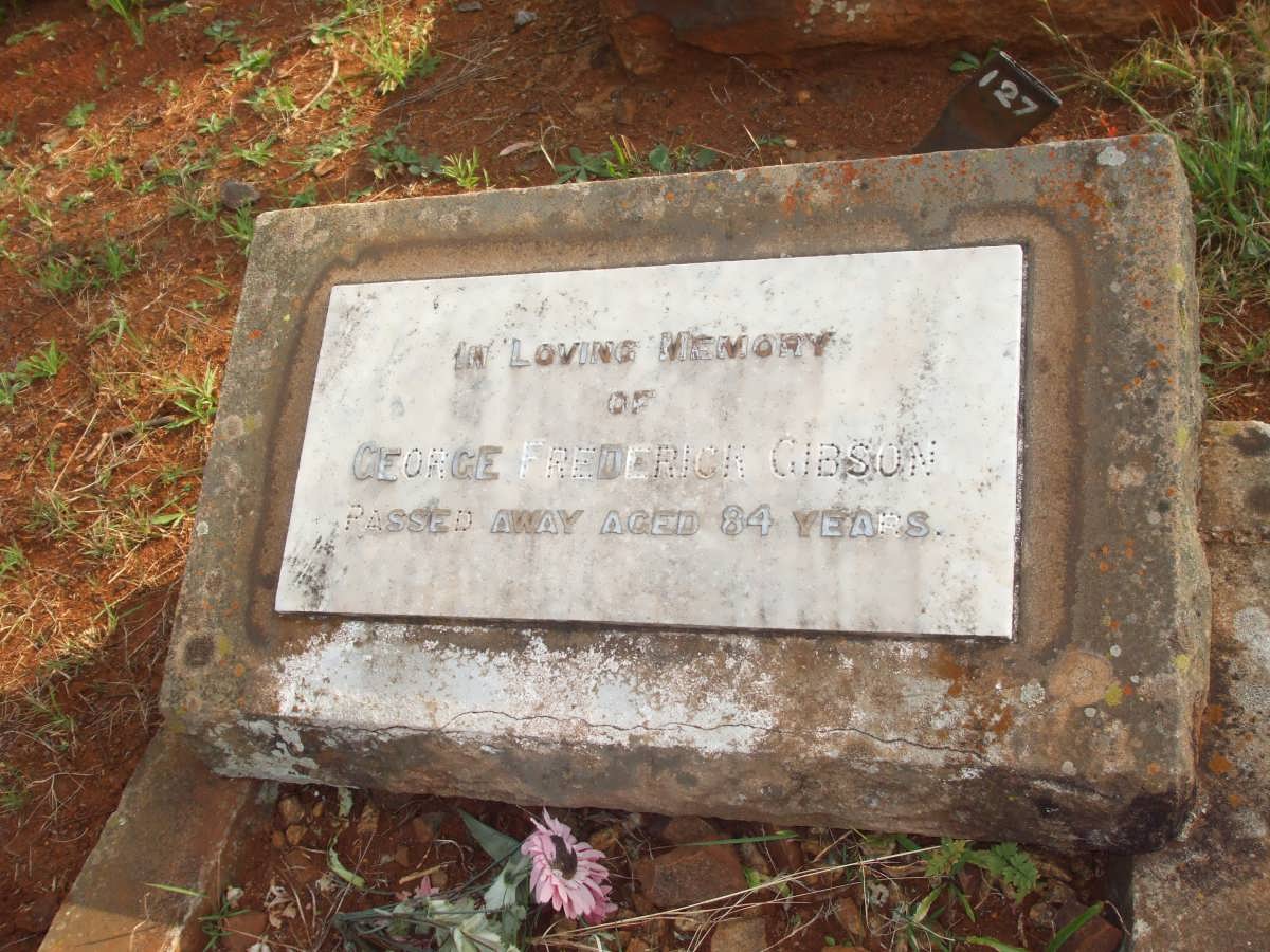 GIBSON George Frederick