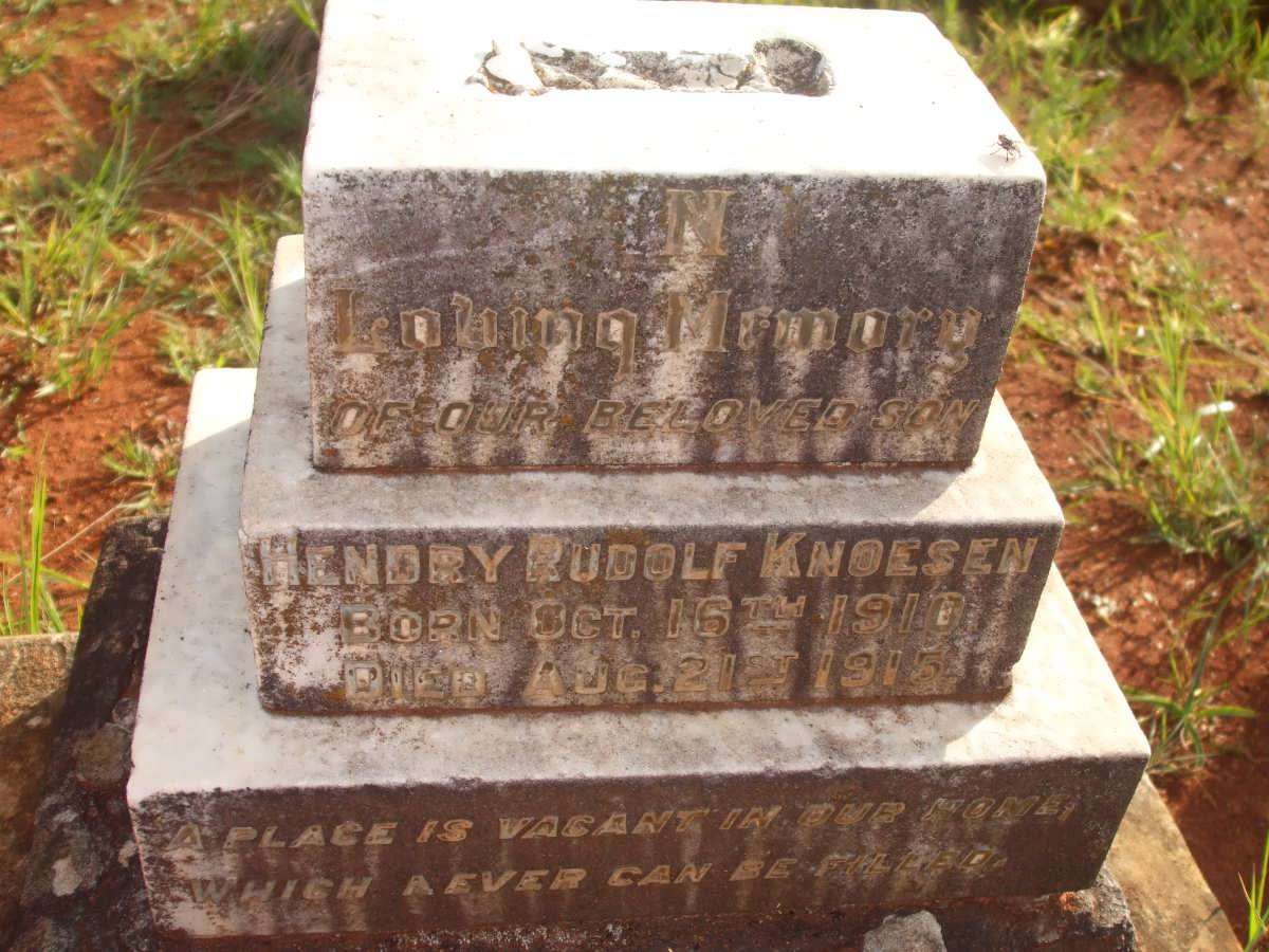 KNOESEN Hendry Rudolf 1910-1915