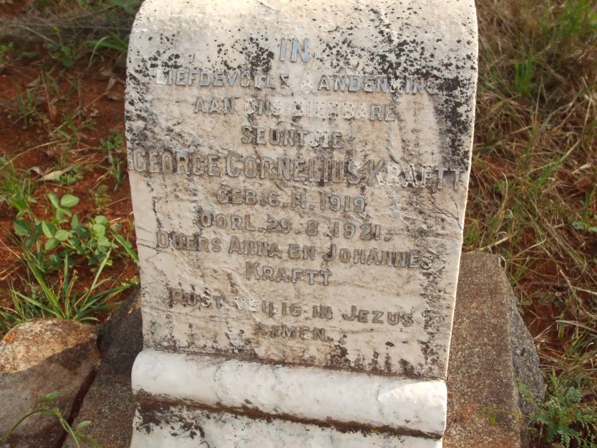 KRAFTT George Cornelius 1919-1921