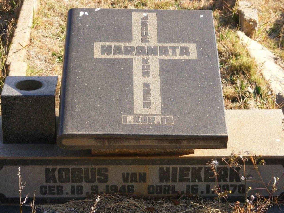 NIEKERK Kobus, van 1946-1970