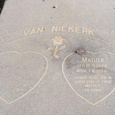NIEKERK Magda, van 1946-1994