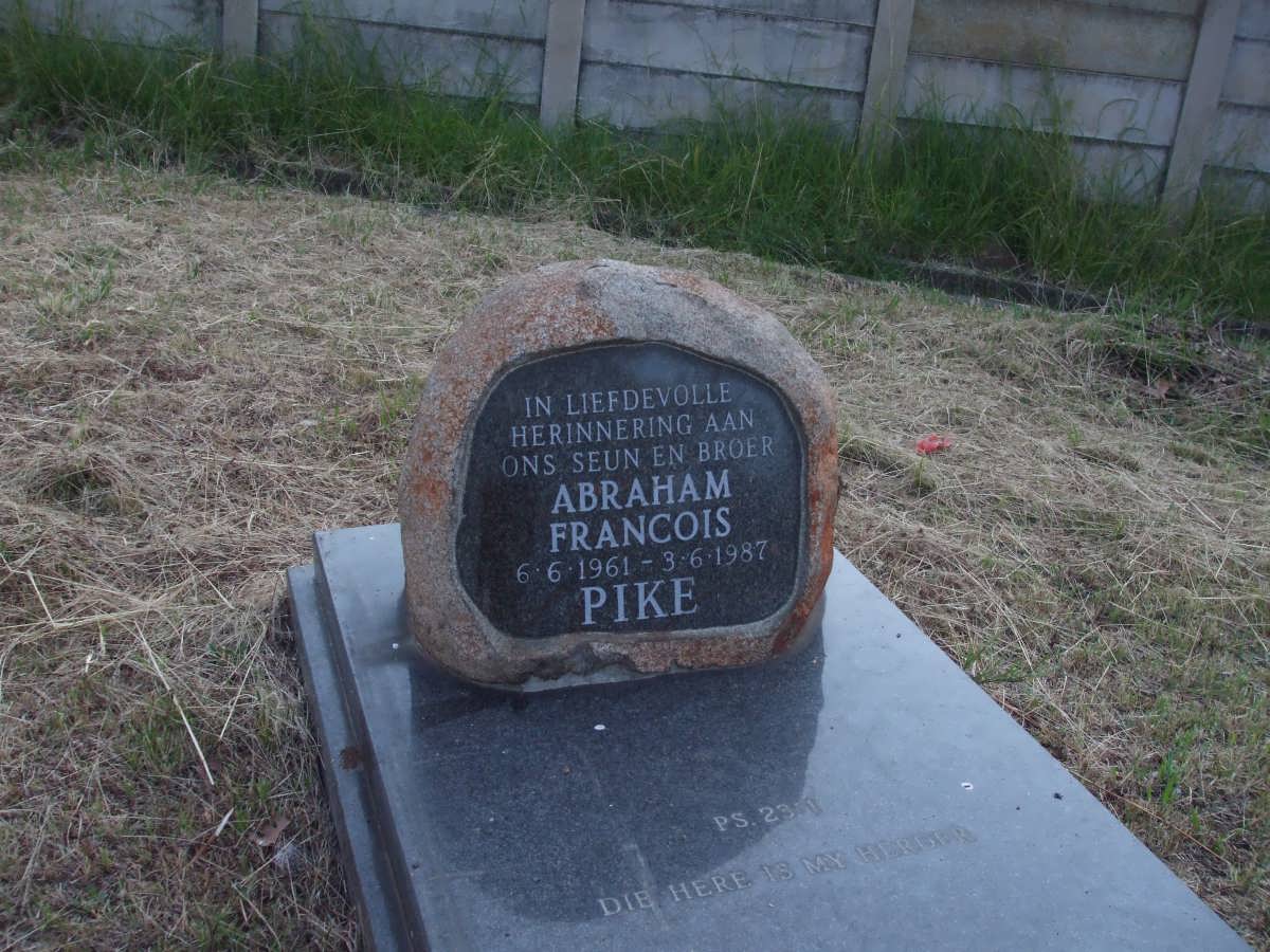 PIKE Abraham Francois 1961-1987