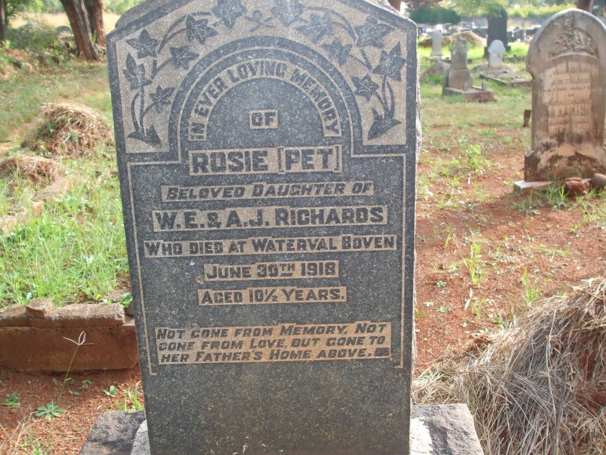 RICHARDS Rosie -1918