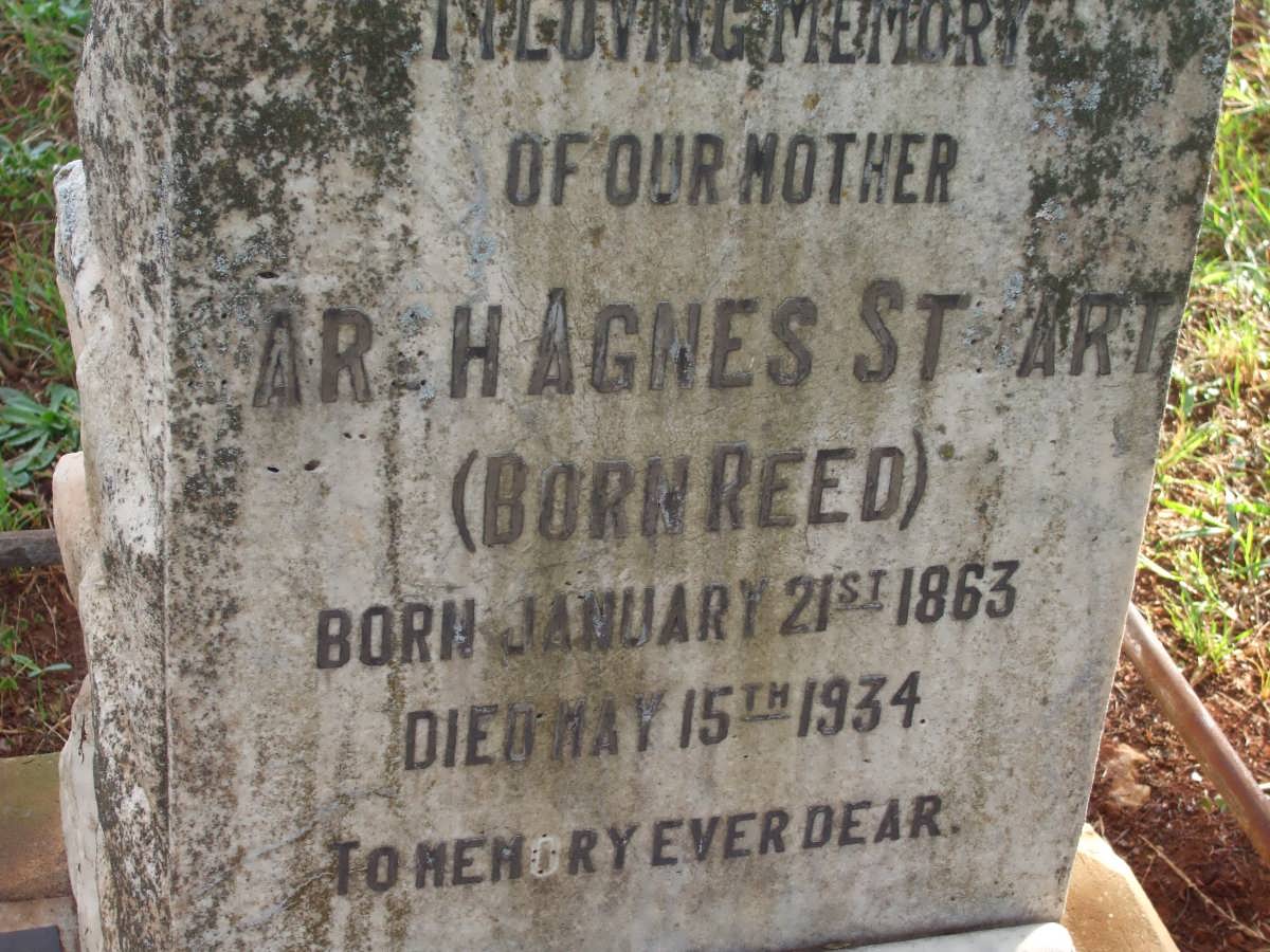 STUART Sarah Agnes nee REED 1863-1934