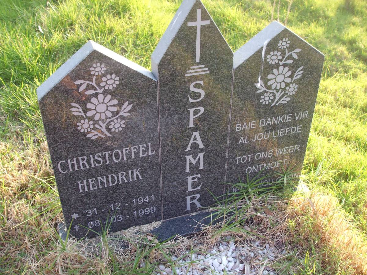 SPAMER Christoffel Hendrik 1941-1999