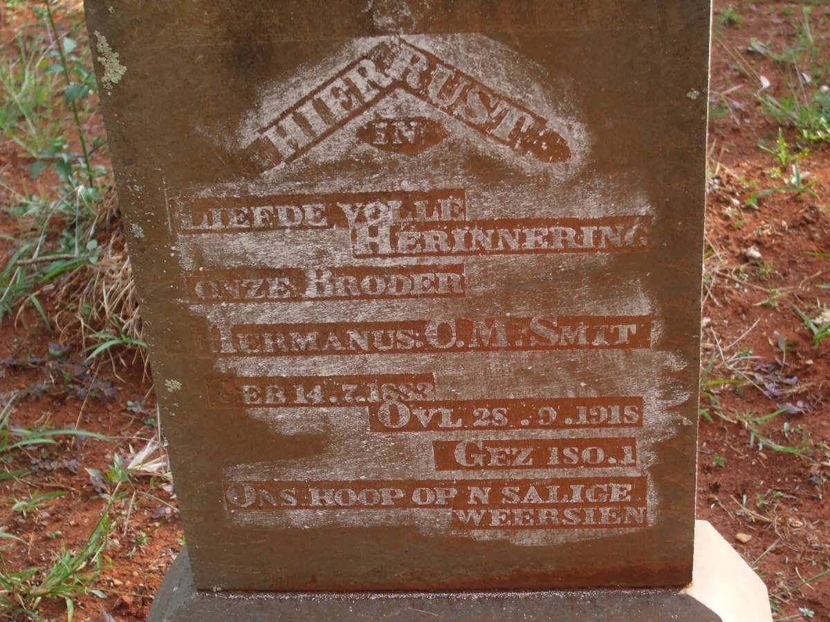 SMIT Hermanus O.M. 1883-1918