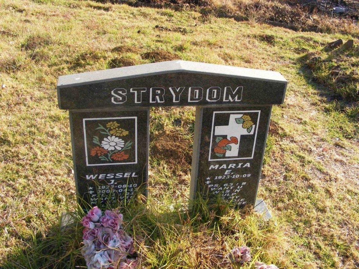STRYDOM Wessel J. 1923-2000 &amp; Maria E. 1923-