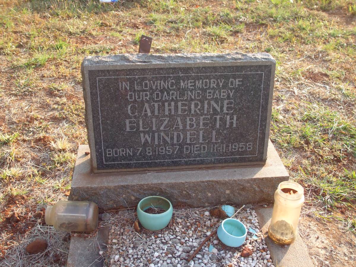 WINDELL Catherine Elizabeth 1957-1958