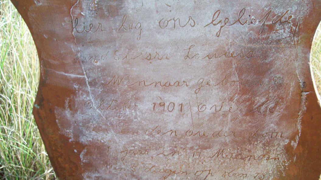 WENNAAR ? Susana Lowisa, de 1901-1903