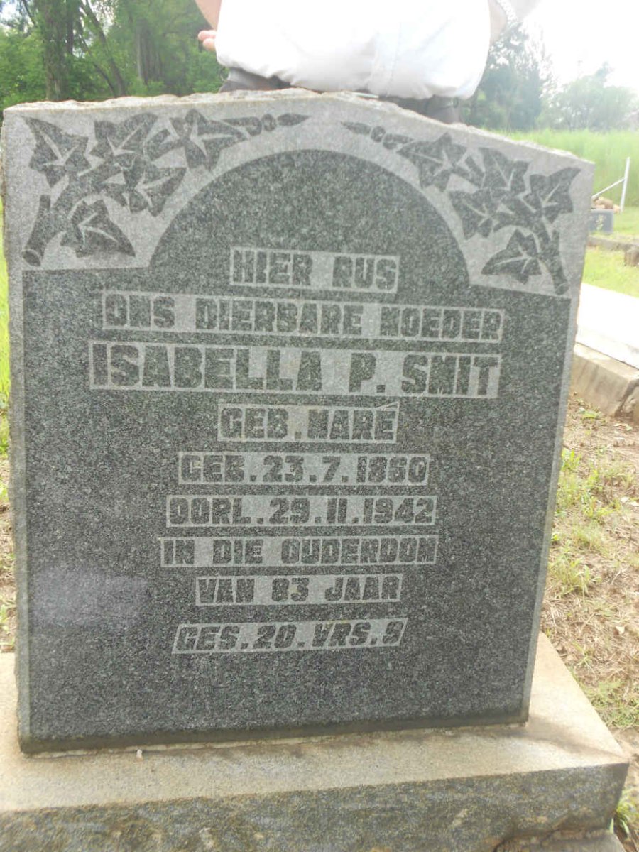 SMIT Isabella P. nee MARÉ 1860-1942