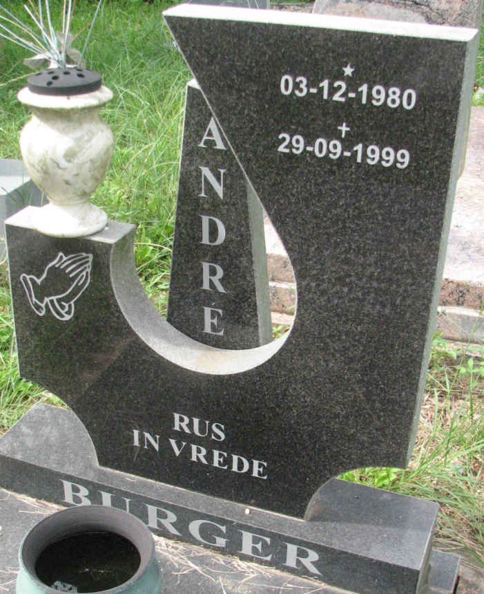 BURGER André 1980-1999