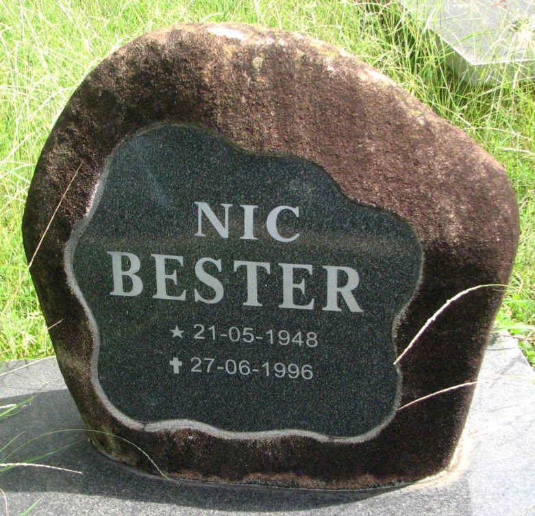 BESTER Nic 1948-1996