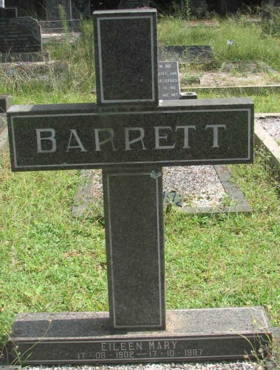 BARRETT Eileen Mary 1902-1987