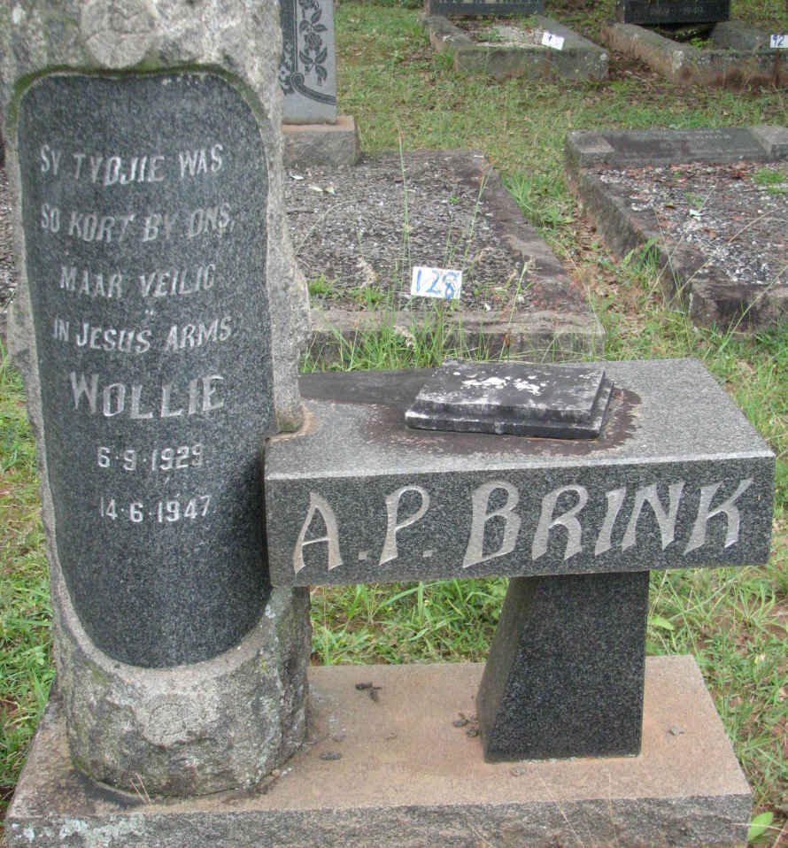 BRINK A.P. 1929-1947