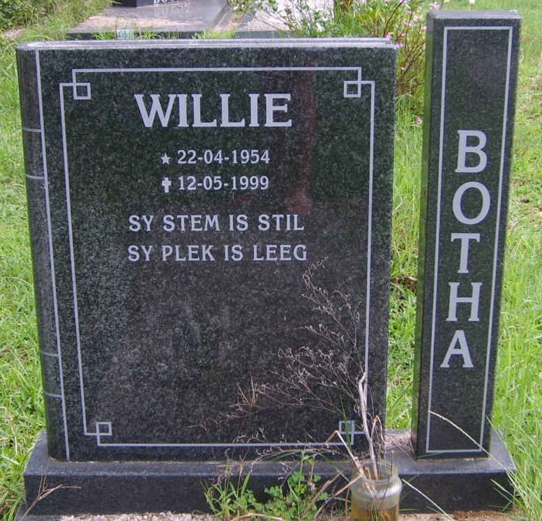 BOTHA Willie 1954-1999