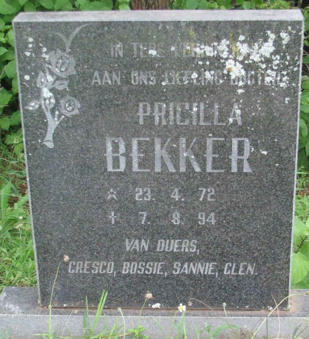BEKKER Pricilla 1972-1994