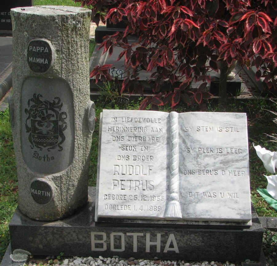 BOTHA Rudolf Petrus 1955-1989