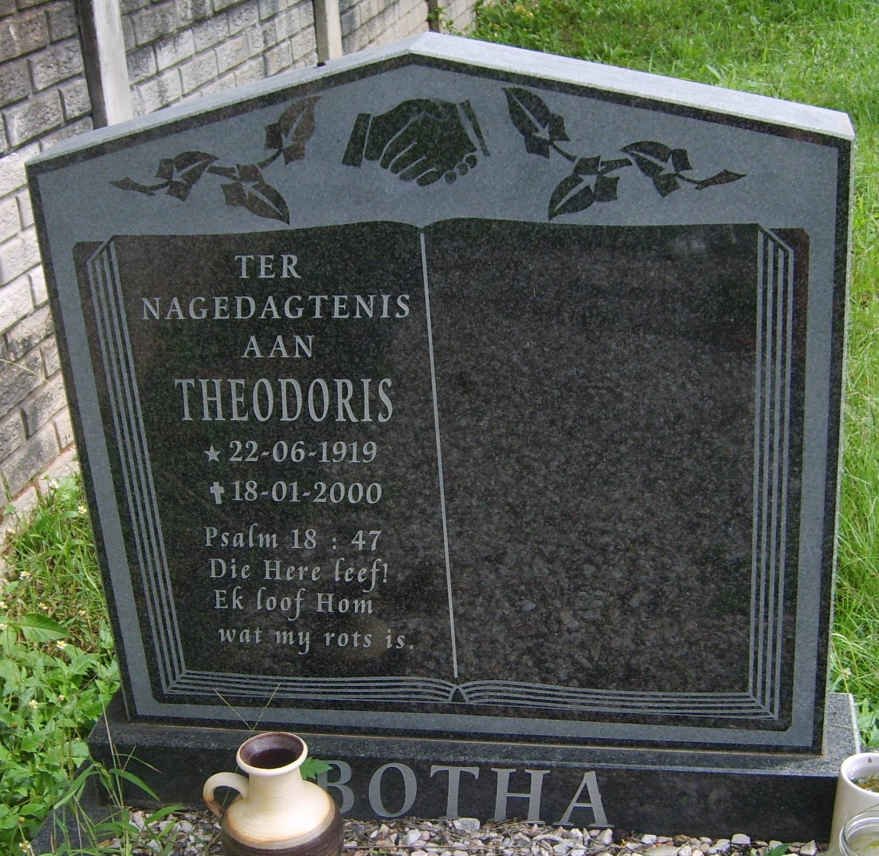 BOTHA Theodoris 1919-2000