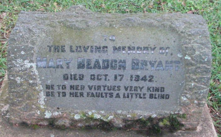BRYANT Mary Beadon -1942