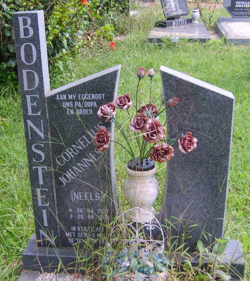 BODENSTEIN Cornelius Johannes 19?7-1999