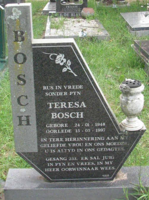 BOSCH Teresa 1948-1997