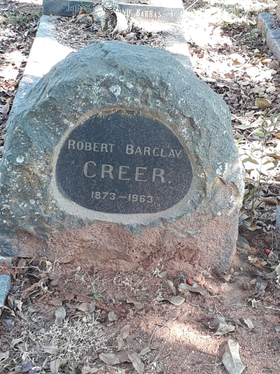 CREER Robert Barclay 1873-1963