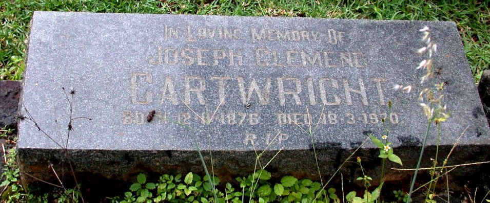 CARTWRIGHT Joseph Clement 1876-1970