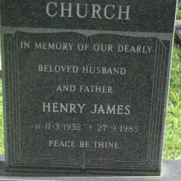 CHURCH Henry James 1932-1985