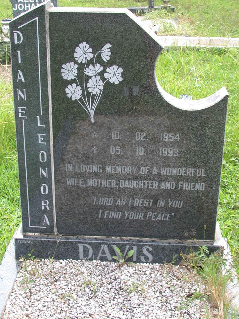 DAVIS Diane Leonora 1954-1993