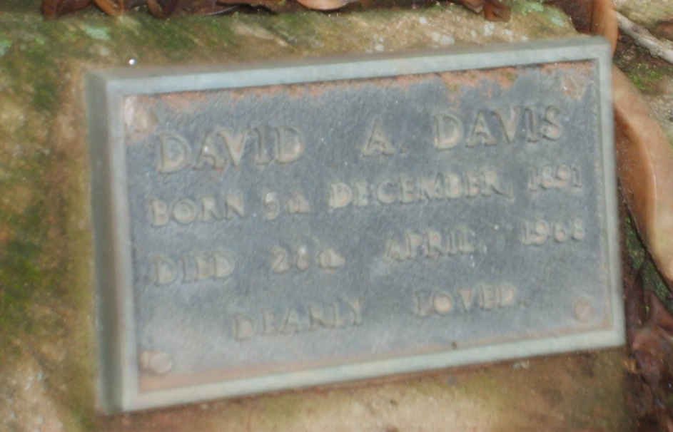 DAVIS David A. 1891-1968
