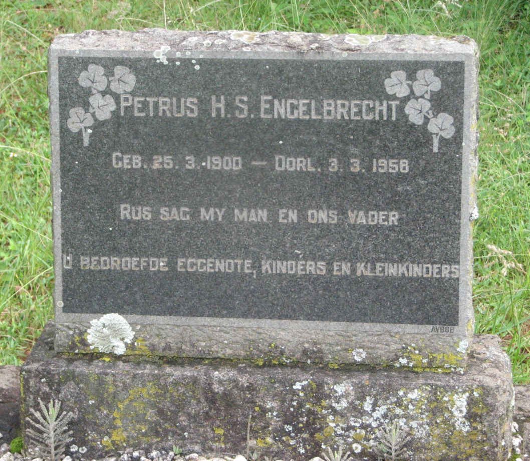 ENGELBRECHT Petrus H.S. 1900-1958