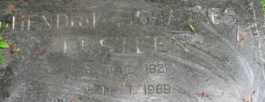 EKSTEEN Hendrik Johannes 1921-1989