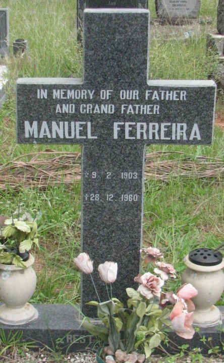 FERREIRA Manuel 1903-1960