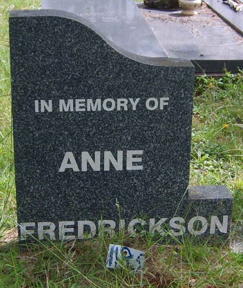 FREDRICKSON Anne