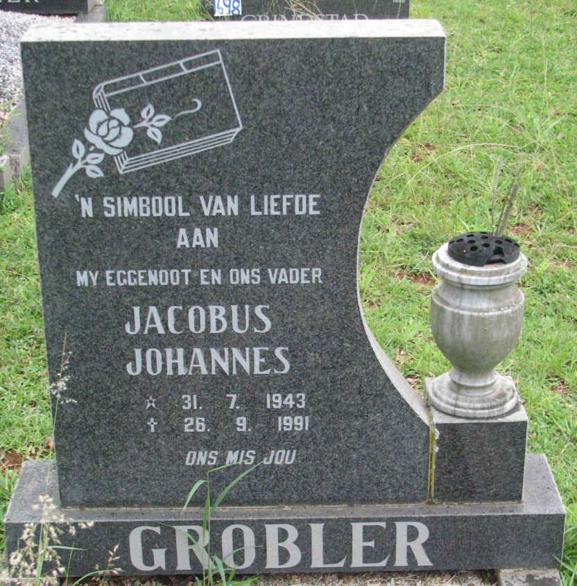 GROBLER Jacobus Johannes 1943-1991