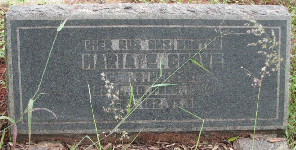 GROVE Maria E. 19?-1949