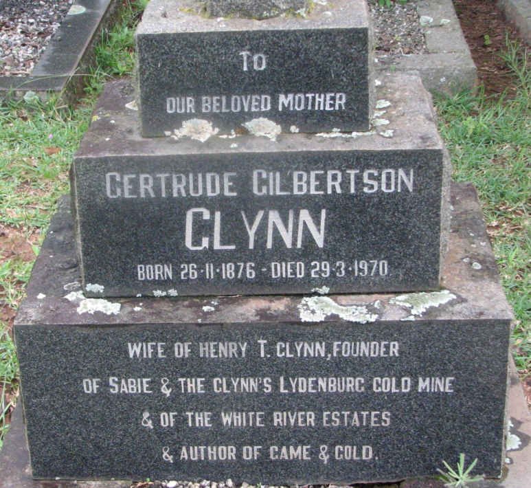 GLYNN Gertrude Gilbertson 1876-1970