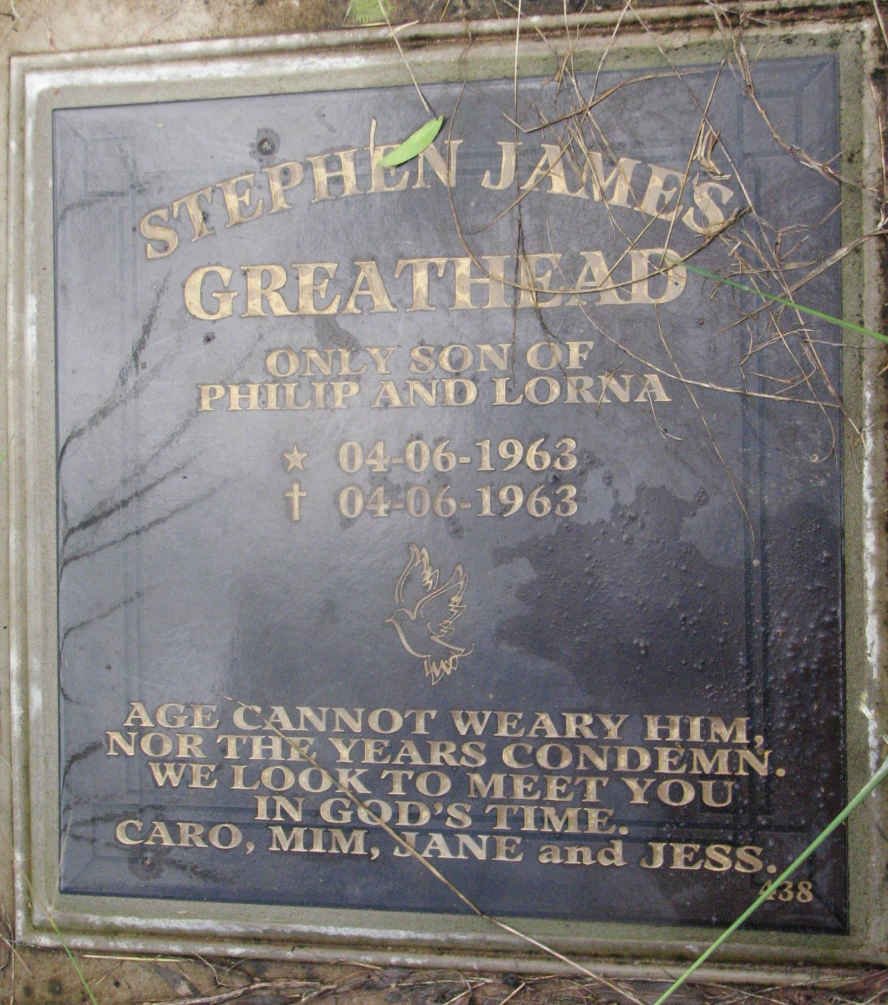 GREATHEAD Stephen James 1963-1963