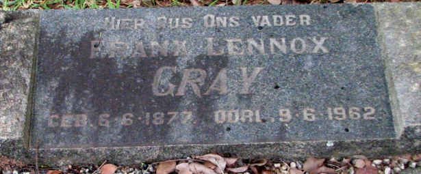 GRAY Frank Lennox 1877-1962