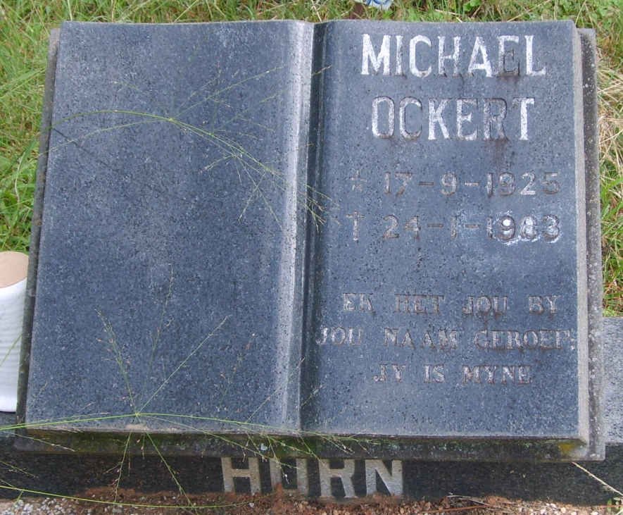 HORN Michael Ockert 1925-1983