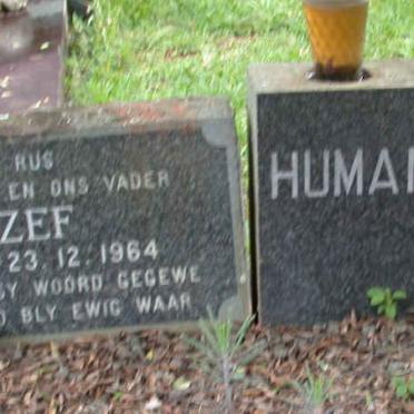 HUMAN Jozef 1887-1964 &amp; Magdalena 1888-1976