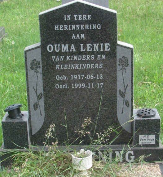 HENNING  Lenie 1917-1999
