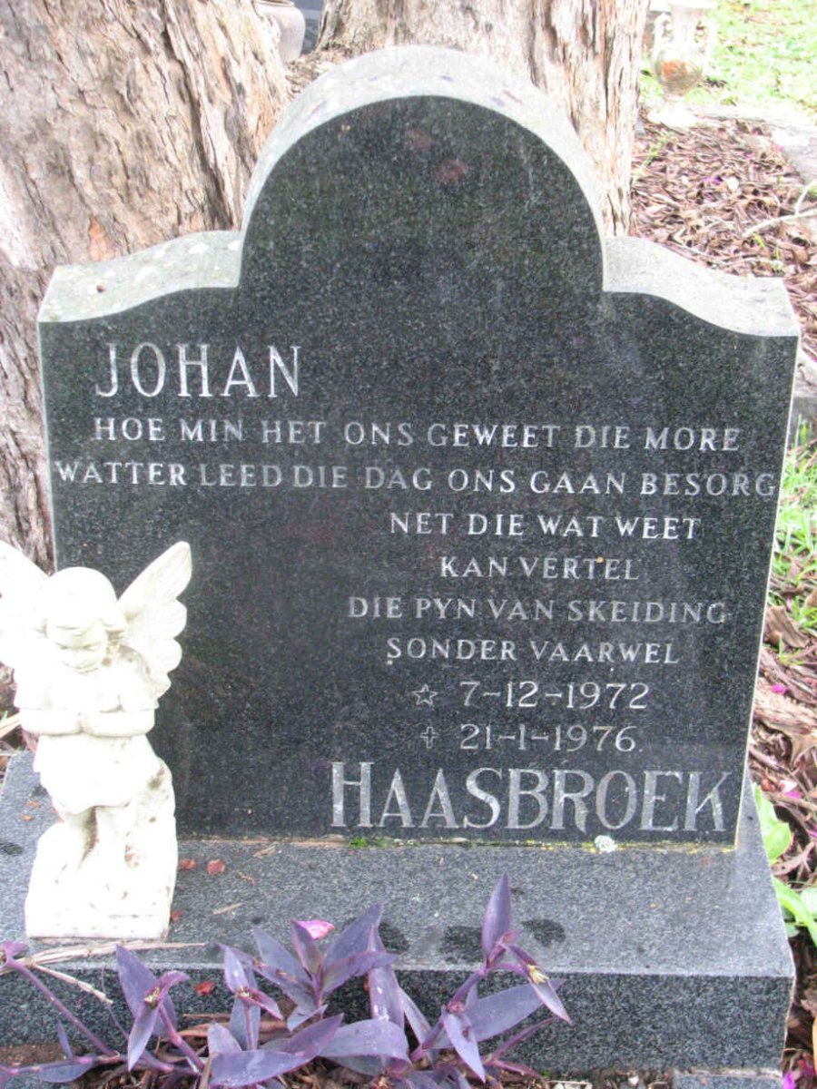 HAASBROEK Johan 1972-1976