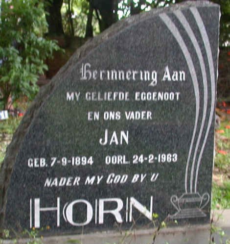 HORN Jan 1894-1963