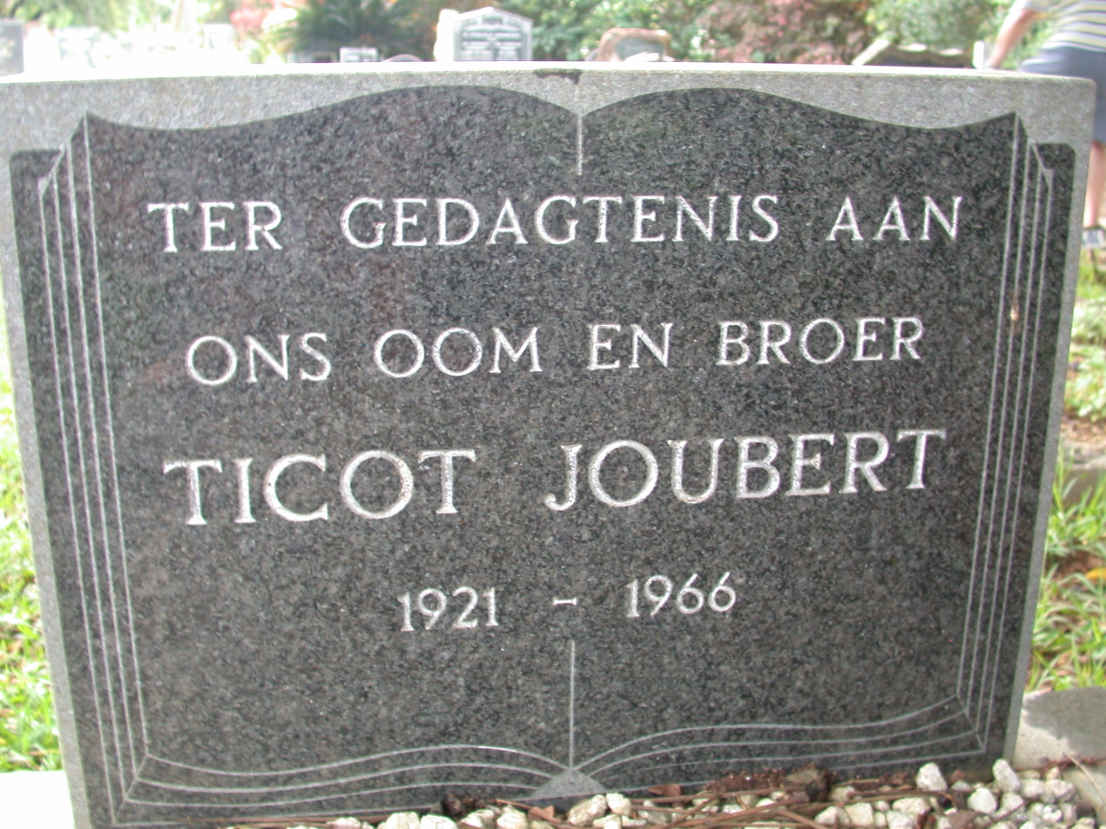 JOUBERT Ticot 1921-1966