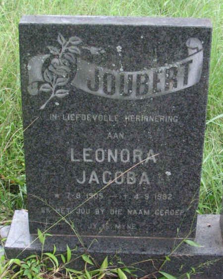 JOUBERT Leonora Jacoba 1905-1982